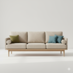 Modern Fabric Sofa – Beige
